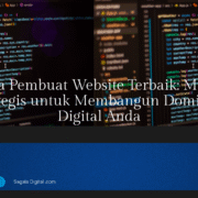 Jasa Pembuat Website Terbaik Mitra Strategis untuk Membangun Dominasi Digital Anda