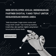 Web Developer Jogja Menemukan Partner Digital yang Tepat untuk Kesuksesan Bisnis Anda